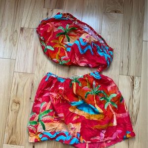 Farm rio cut out one shoulder mini dress